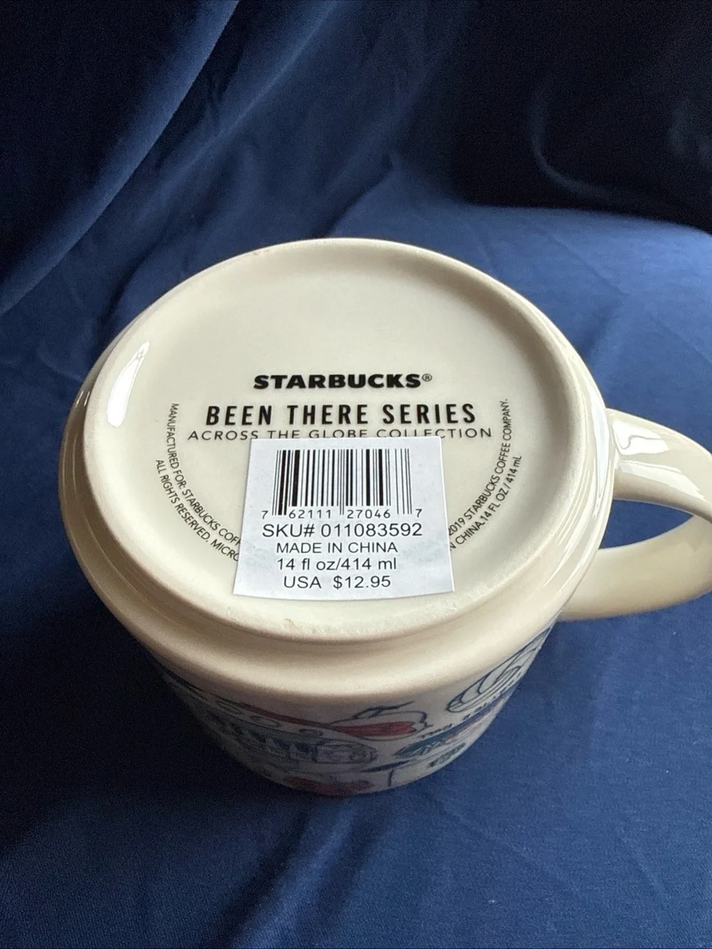 Starbucks Been There Series Massachusetts Mug 14oz Collector Cup w/ Box NWT NEW - Picture 6 of 13